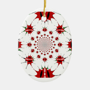 Magical Kenya: Kaleidoscope Culture identity 🇰🇪 Ceramic Ornament