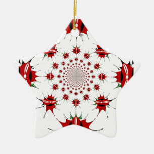 Magical Kenya: Kaleidoscope Culture identity 🇰🇪  Ceramic Ornament