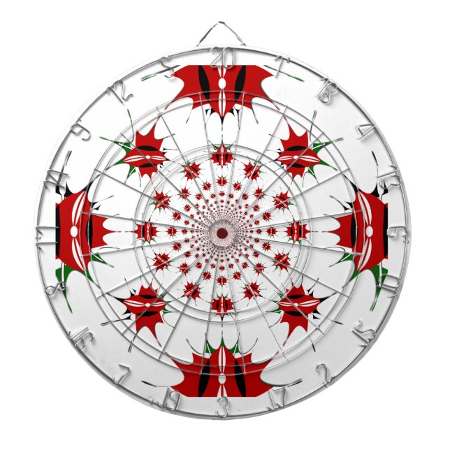 Magical Kenya: Kaleidoscope Culture identity 🇰🇪  Dart Board (Front)