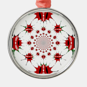 Magical Kenya: Kaleidoscope Culture identity 🇰🇪 Metal Ornament