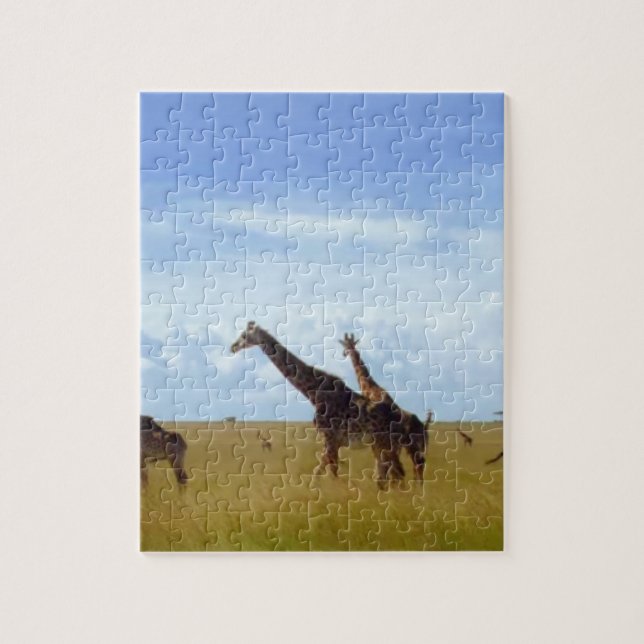 Magical Kenya Keepsake: Nairobi Park Holiday Ornam Jigsaw Puzzle (Vertical)