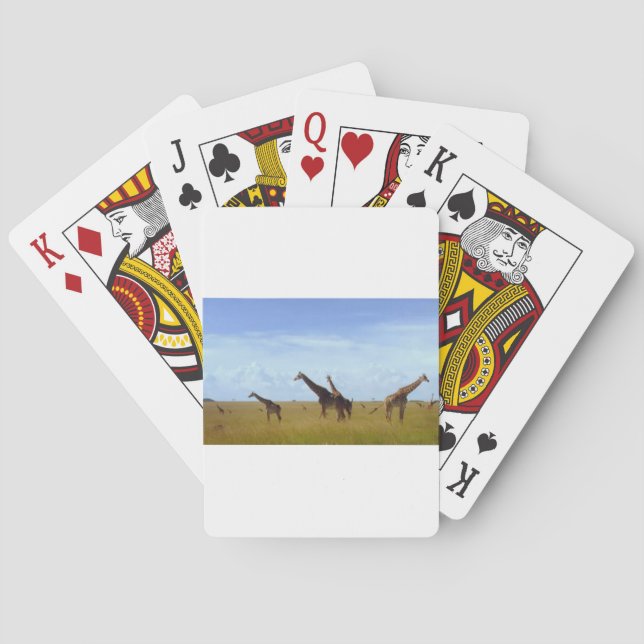 Magical Kenya Keepsake: Nairobi Park Holiday Ornam Poker Cards (Back)