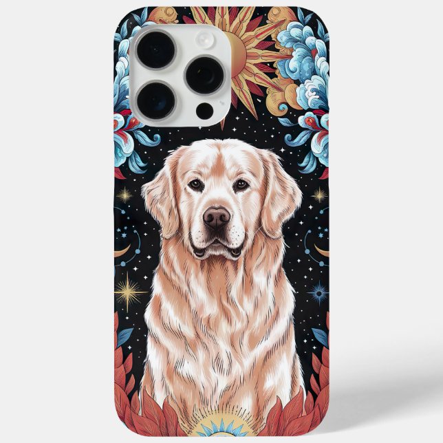 Magical Labrador Retriever Under Celestial Skies Case-Mate iPhone Case (Back)