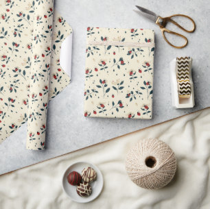 Magical Ladybug Garden Wrapping Paper