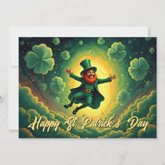 Magical Leprechaun St. Patrick’s Day Art (Front)