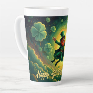Magical Leprechaun St. Patrick’s Day Art Latte Mug