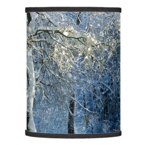 Magical Lights Glittery Snow Forest Wonderland Lamp Shade