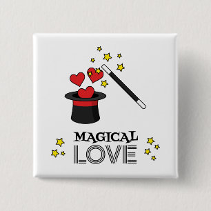 Magical Love - Black Button