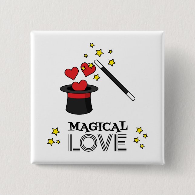 Magical Love - Black Button (Front)