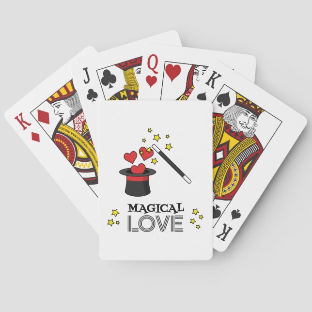 Magical Love - Black Poker Cards (Back)