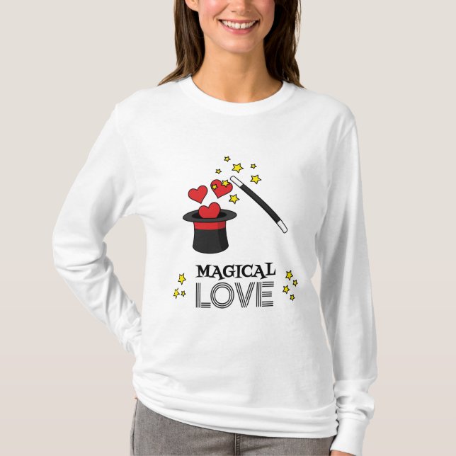 Magical Love - Black T-Shirt (Front)