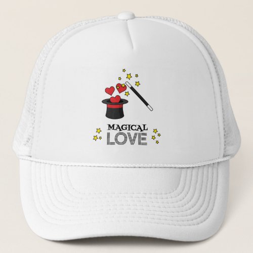 Magical Love _ Black Trucker Hat
