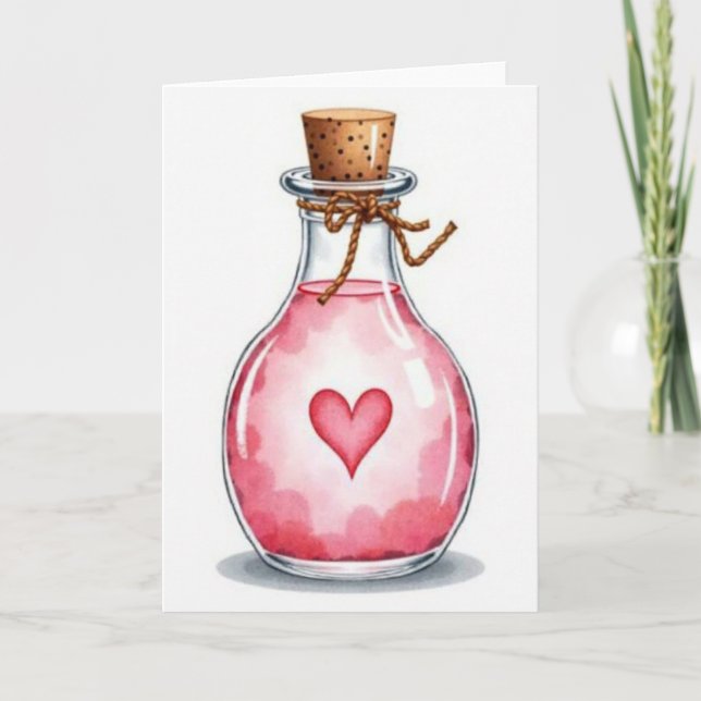Magical Love Potion Card (Front)