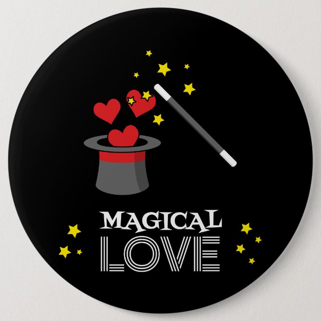 Magical Love - White Button (Front)
