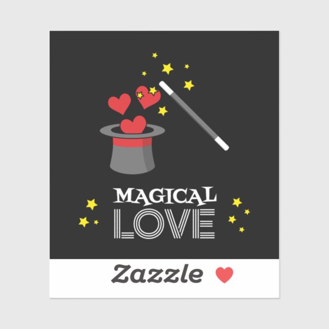 Magical Love - White Sticker (Sheet)