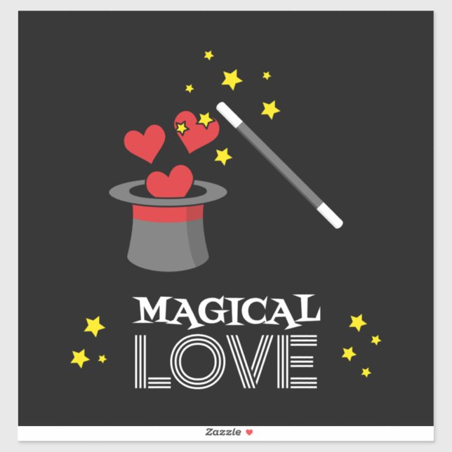 Magical Love - White Sticker (Sheet)