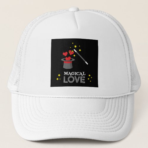 Magical Love _ White Trucker Hat