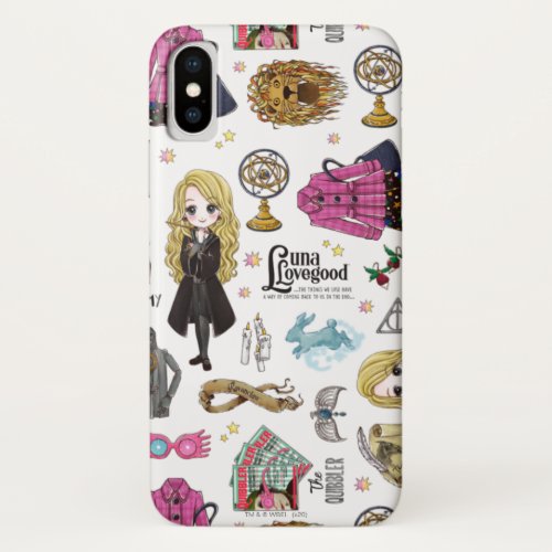 Magical Luna Lovegood Watercolor iPhone X Case