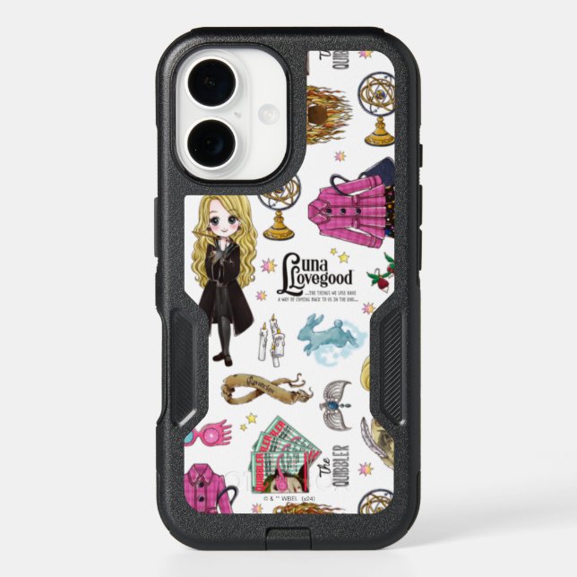 Magical Luna Lovegood Watercolor Otterbox iPhone Case (Back)