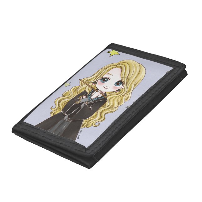 Magical Luna Lovegood Watercolor Trifold Wallet (Bottom)