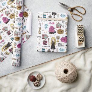 Magical Luna Lovegood Watercolor Wrapping Paper