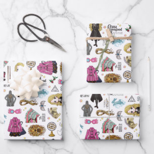 Magical Luna Lovegood Watercolor Wrapping Paper Sheets