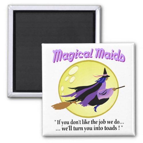 Magical Maids Witch Magnet