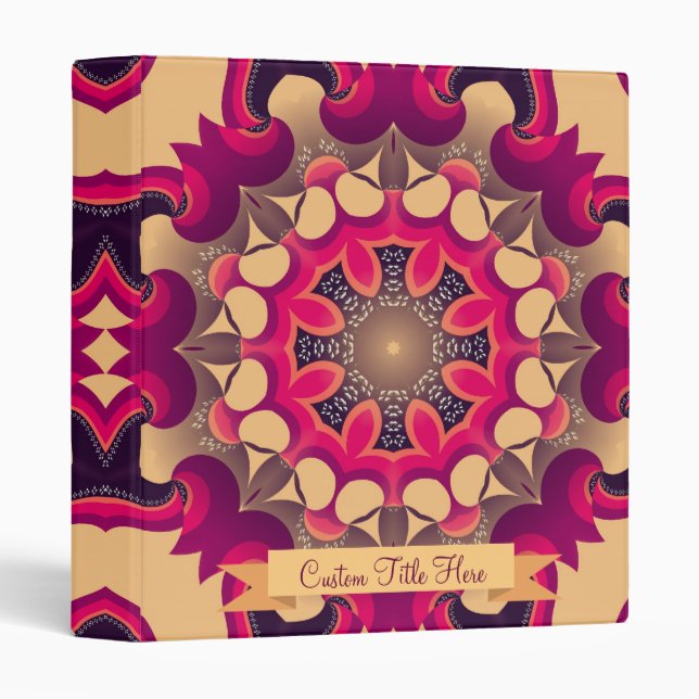 Magical Mandala Geometry Binder (Front/Spine)