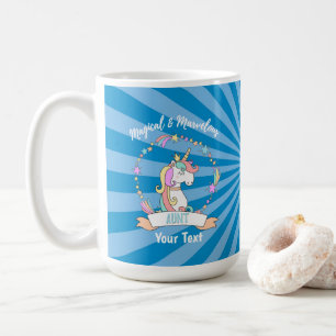 Magical Marvelous Aunt - Unicorn Princess Coffee Mug