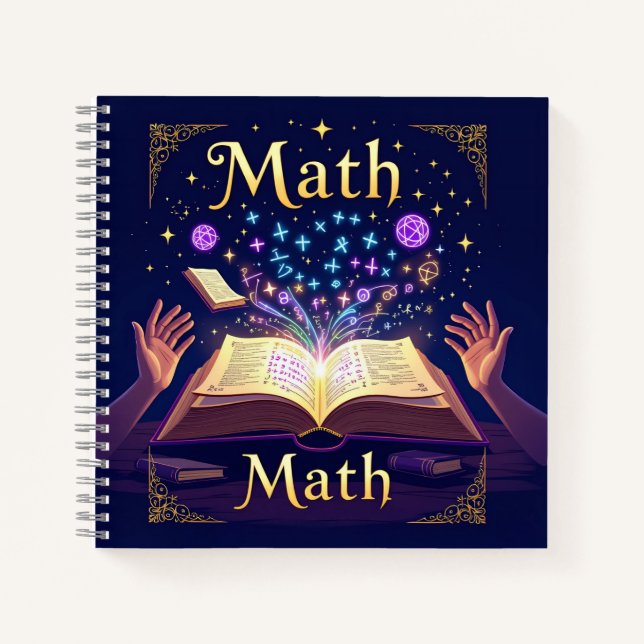 Magical Math Enlightenment Notebook | Personalized (Front)