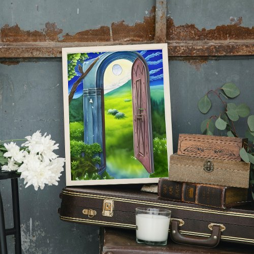 Magical Meadow Portal Art Print