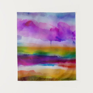 Magical Memories: Apstract Landscape Inspired  Tapestry
