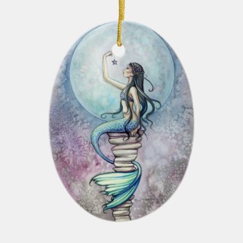 Magical Meramid Ornament By Molly Harrison by robmolily at Zazzle
