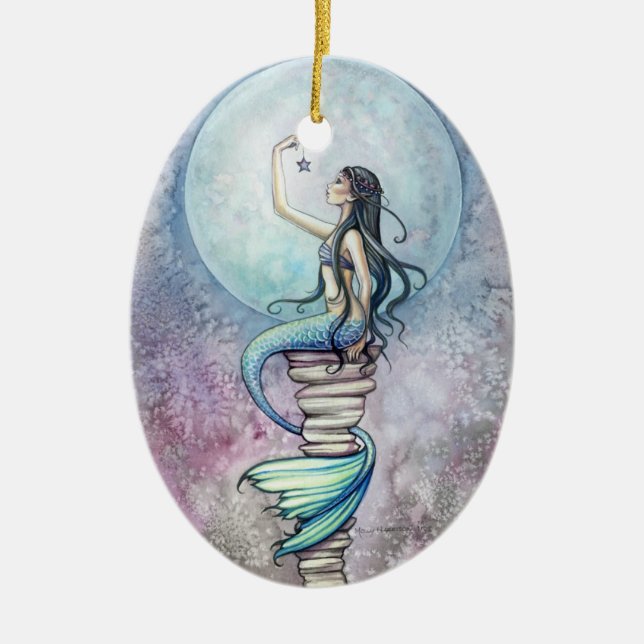 Magical Meramid Ornament by Molly Harrison (Front)