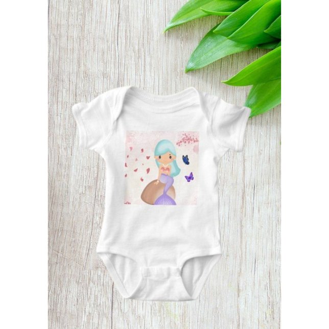 Magical Mermaid Baby Bodysuit – Cute Underwater Fa (Creator Uploaded)