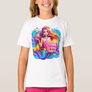Magical Mermaid Birthday Delight, Birthday gift T-Shirt
