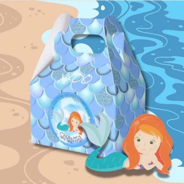   Magical Mermaid Birthday  Favor Boxes ( Making Your Mermaid Birthday Celebration Magical)