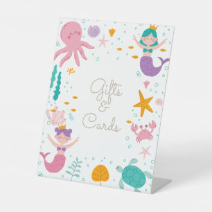 Magical Mermaid Birthday Party Tabletop Sign