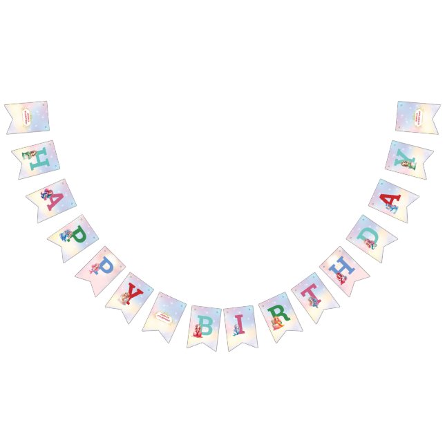 Magical Mermaid Birthday Under The Sea Photo Bunting Flags (All)