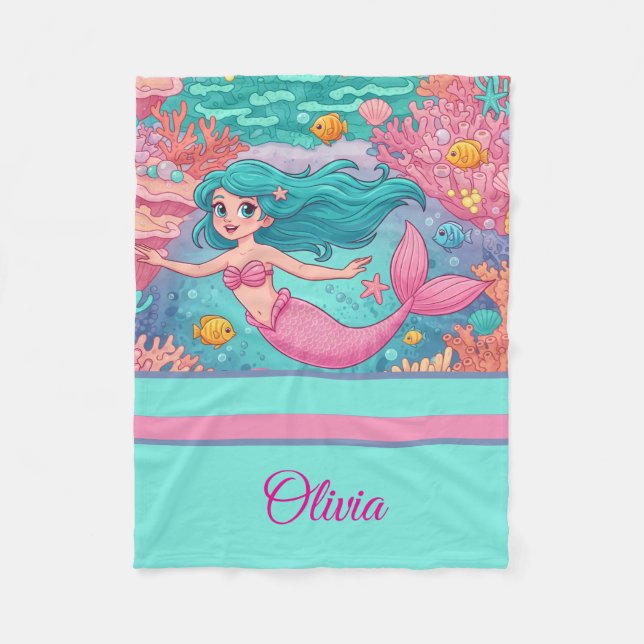 Magical Mermaid Blanket (Front)