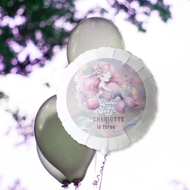 Magical Mermaid Children's Birthday Party Balloon (Creator Uploaded)
