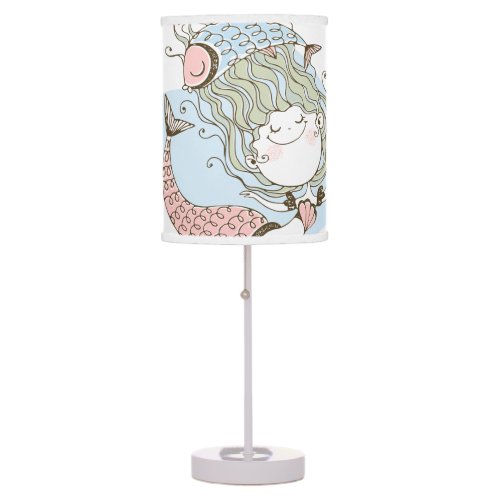 Magical Mermaid Girl  Table Lamp
