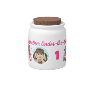 Magical Mermaid Onder-the-Sea 1st Birthday Candy Jar