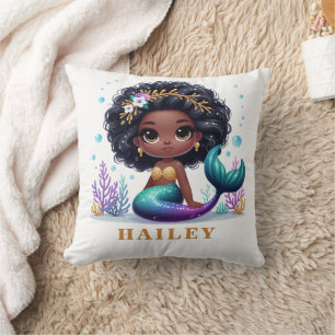 Magical Mermaid Throw Pillow
