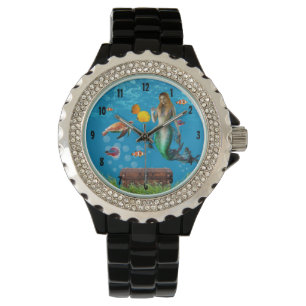 Magical Mermaid Treasure Hunt Blue Ocean Fantasy Watch