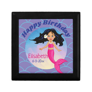 Magical Mermaid Under The Sea Birthday Gift Box