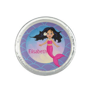 Magical Mermaid Under The Sea Birthday Ring