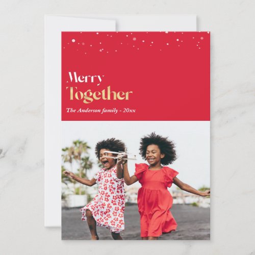 Magical Merry together christmas  Card