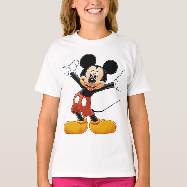 Magical Mickey Tees: Fun & Adventure for Kids T-Shirt (Front)