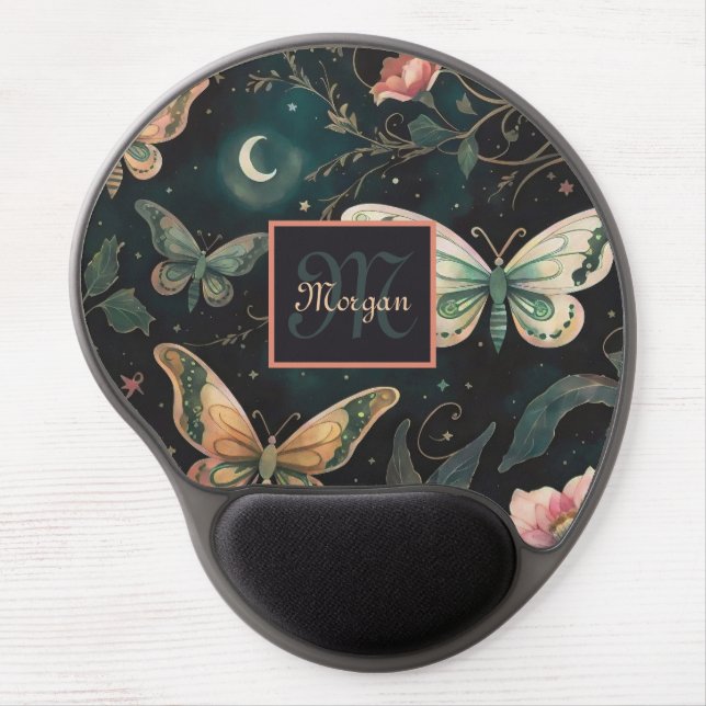 Magical Midnight Garden  Gel Mouse Pad (Front)
